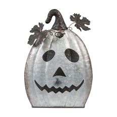 GALV. JACK O' LANTERN 10.25"X7.5"