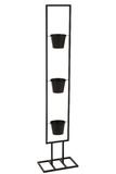 METAL FLOWERPOT HOLDER 130CM BLK