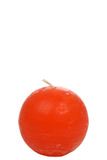 CANDLE ROUND 7.5CM ORANGE