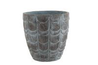FLOWERPOT SCALE TEXTURED 38CM BLUE