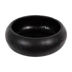CONCRETE MING BOWL 4.5X12"D BLACK