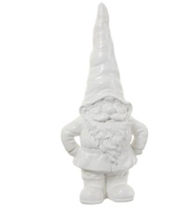 GNOME GLITTERED 23" WHITE