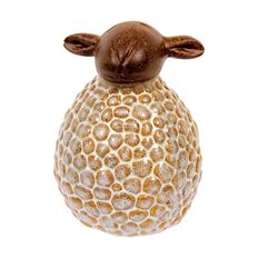 SHEEP CERAMIC 6" IVORY