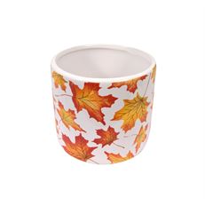 POT 4 1/8"H 4.75"D FALL MIX