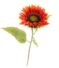 SUNFLOWER STEM ORANGE 28"