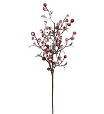 SNOW BERRY LEAF 16" RED