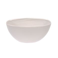 POTTERY BOAT 4"X8.75" WHITE