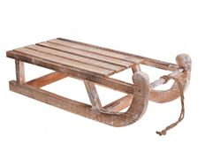 SLED 50CM  WHITE WASH