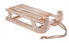 SLED 30CM WHITE WASH