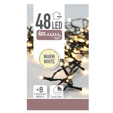 LIGHTS LED 48 BATTERY WARM WH 11.5'