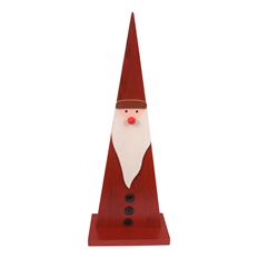 SANTA WOOD CONE 6"X16"