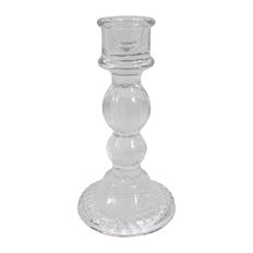 CANDLESTICK 15CM CLEAR