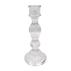 CANDLESTICK 20CM CLEAR