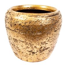 FLOWERPOT RELIEF 16CM BRONZE