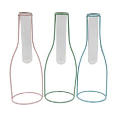 GLASS TUBE IN METAL 3AST CLEAR