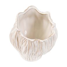 CERAMIC DUNE VASE 10CM CREAM