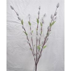 PUSSY WILLOW BRANCH 28" GRAY