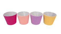 BASKET  POTCOVER 6.5" SPRING ASST