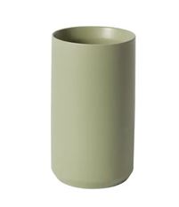 POTTERY CYLINDER 8X4.5" GREEN