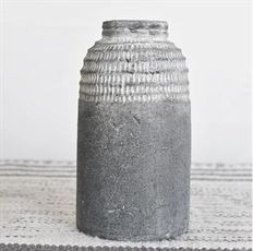 POTTERY SKIM CARVE 7" CHARCOAL