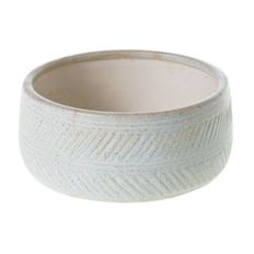 BOWL 3.25"H 7.25"D LIGHT BLUE FINA