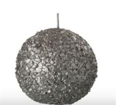 CANDLE BALL 8CM CHAMPAGNE
