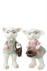 SHEEP BOHO 46CM PINK/GREEN