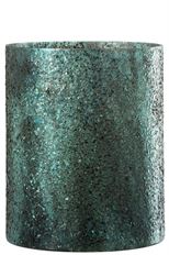 GLASS CYLINDER 22.5CM BLUE