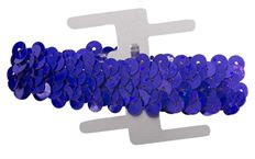 WRISTLET SEQUIN PURPLE 6/PK