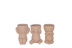 FLOWERPOT HEADS SEE/SPK/HEAR 10CM
