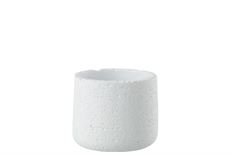 FLOWERPOT POTINE 11.5CM WHITE