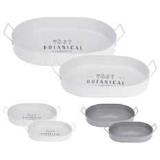 SERVING TRAY SET 2PCS 2ASST CLR