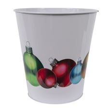 HOLIDAY BALLS POT 7.75"X8.5"