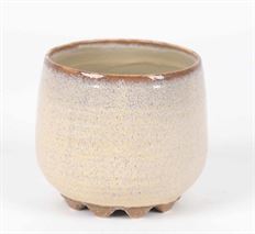 FLOWERPOT GLAZURA 15CM BEIGE