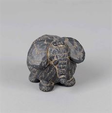 POTTERY ELEPHANT 9.5X8CM