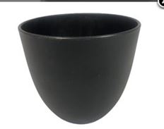 PLANTER ROUND 5.5" BLACK