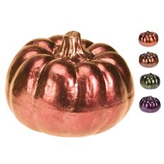 PUMPKIN METALLIC 9CM 5 ASST