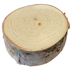 BIRCH ROUND 4-5" D 1.5" THICK 10/PK