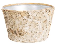PLANTER BIRCH 6.25X3.5" W/ZINC