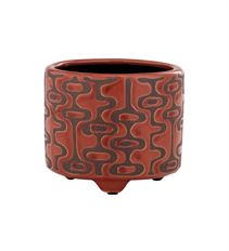 POTTERY CONTEMPORARY 4" H X 4"D