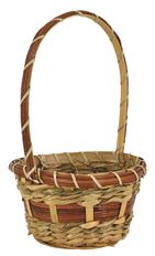BASKET 6" ROUND HYACINTH