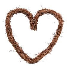 VINE HEART 18" NATURAL