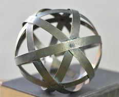 SPHERE METAL BANDS 6" SILVER