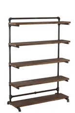 RACK 5 SHELF 95X42X136.5CM GREY