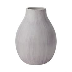 POTTERY VASE VERBENA  5.75" LT PUR