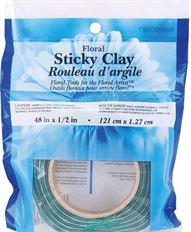 FLORIST STICKY CLAY GREEN 4'