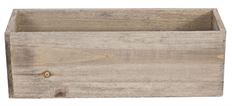 PLANTER WOODLAND 4"H 12X4"O NATURAL
