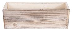 PLANTER WOODLAND 4"H 12X4"O WHITEWA