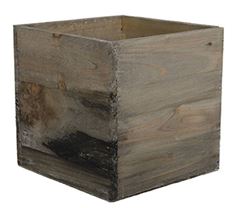PLANTER WOODLAND 6"X6"X6" NAT