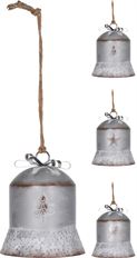 BELL 24CM 3 ASST GALVANIZED